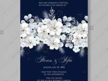 96 Customize Hydrangea Wedding Invitation Template for Ms Word for Hydrangea Wedding Invitation Template