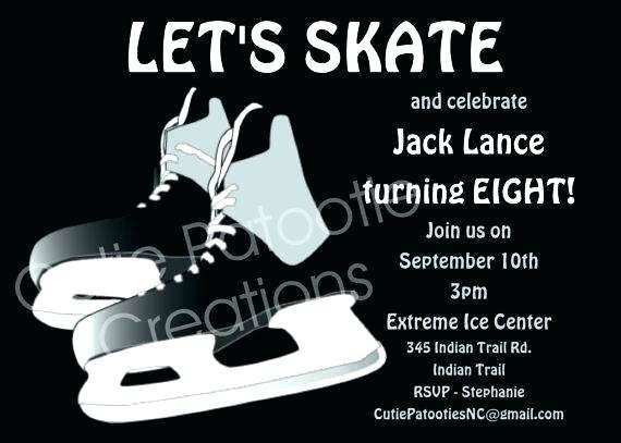 96 Free Ice Skating Party Invitation Template Free Photo for Ice Skating Party Invitation Template Free