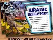 96 Free Jurassic Park Birthday Invitation Template Photo for Jurassic Park Birthday Invitation Template