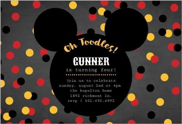 Mickey Mouse Invitation Template Printable from legaldbol.com