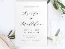 97 Best Simple Elegant Wedding Invitation Template in Photoshop for Simple Elegant Wedding Invitation Template