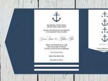 97 Creating Nautical Wedding Invitation Template Templates by Nautical Wedding Invitation Template