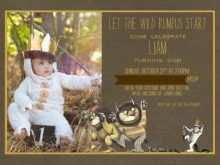 97 Creating Where The Wild Things Are Birthday Invitation Template Formating by Where The Wild Things Are Birthday Invitation Template