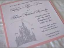 97 Creative Disney Wedding Invitation Template Photo with Disney Wedding Invitation Template