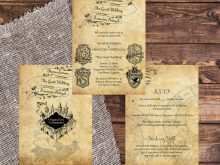 97 Customize Harry Potter Wedding Invitation Template Free With Stunning Design with Harry Potter Wedding Invitation Template Free