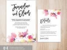 97 Free Printable Wedding Invitation Details Card Example With Stunning Design with Wedding Invitation Details Card Example