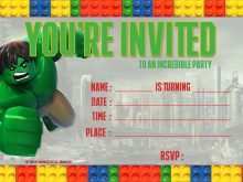 98 Visiting Hulk Birthday Invitation Template in Photoshop by Hulk Birthday Invitation Template