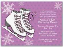 99 Adding Ice Skating Party Invitation Template Free in Photoshop with Ice Skating Party Invitation Template Free
