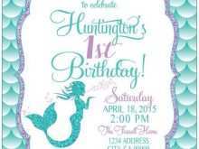 99 Blank Ariel Birthday Invitation Template Formating with Ariel Birthday Invitation Template