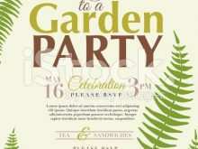 99 Creative Garden Party Invitation Template Formating with Garden Party Invitation Template
