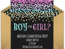 99 Customize Our Free Blank Gender Reveal Invitation Template PSD File for Blank Gender Reveal Invitation Template