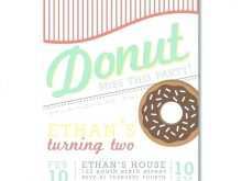 11 Create Donut Party Invitation Template Free For Free with Donut Party Invitation Template Free