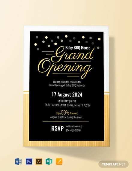 11 Format Example Of Invitation Card For Launching Templates with Example Of Invitation Card For Launching