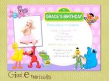 11 How To Create Sesame Street 1St Birthday Invitation Template Formating with Sesame Street 1St Birthday Invitation Template