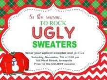 11 How To Create Ugly Sweater Holiday Party Invitation Template in Photoshop with Ugly Sweater Holiday Party Invitation Template