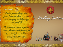 11 Online Indian Wedding Invitation Template Free Download Formating by Indian Wedding Invitation Template Free Download