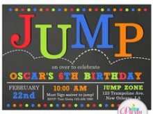 12 Best Jump Birthday Invitation Template Formating by Jump Birthday Invitation Template