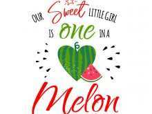12 Best One In A Melon Birthday Invitation Template Download for One In A Melon Birthday Invitation Template