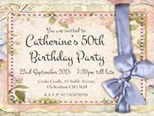 12 Creating Vintage Party Invitation Template With Stunning Design with Vintage Party Invitation Template