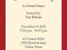 12 Creative Example Of Dinner Invitation Card Templates for Example Of Dinner Invitation Card