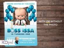12 Customize Our Free Boss Baby Birthday Invitation Template Layouts by Boss Baby Birthday Invitation Template