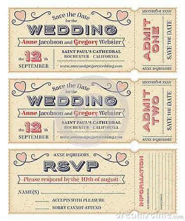 12 Format Wedding Invitation Ticket Template Vector Free Download Formating with Wedding Invitation Ticket Template Vector Free Download