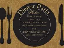 12 Printable Dinner Party Invitation Template With Stunning Design for Dinner Party Invitation Template
