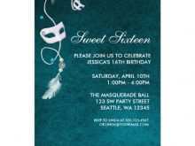 Elegant Sweet 16 Invitation Templates