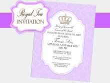 12 Standard Royal Tea Party Invitation Template Download with Royal Tea Party Invitation Template