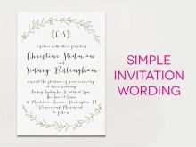 12 Standard Wedding Invitation Template In English in Word for Wedding Invitation Template In English