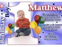12 The Best Example Of Invitation Card For 1St Birthday Formating with Example Of Invitation Card For 1St Birthday