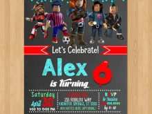 13 Best Roblox Party Invitation Template With Stunning Design by Roblox Party Invitation Template