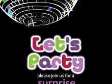 13 Blank Disco Party Invitation Template Photo by Disco Party Invitation Template