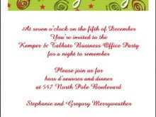 Employee Christmas Party Invitation Template