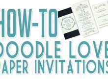 13 Creating Doodle Wedding Invitation Template PSD File by Doodle Wedding Invitation Template