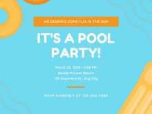 13 Creative Swimming Party Invitation Template For Free for Swimming Party Invitation Template