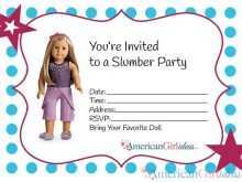 13 Customize American Girl Party Invitation Template Free PSD File for American Girl Party Invitation Template Free