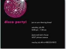 13 Free Disco Party Invitation Template in Photoshop with Disco Party Invitation Template