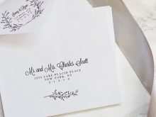 13 Free Printable Example Of Wedding Invitation Envelope PSD File with Example Of Wedding Invitation Envelope