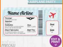 13 Free Printable Plane Ticket Wedding Invitation Template in Photoshop for Plane Ticket Wedding Invitation Template