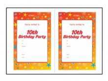 13 How To Create Birthday Invitation Templates For 10 Year Old Download by Birthday Invitation Templates For 10 Year Old