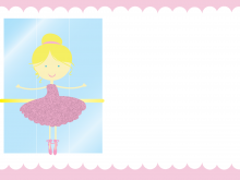 13 Online Blank Tutu Invitation Template Now with Blank Tutu Invitation Template