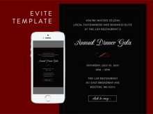 13 Printable Gala Dinner Invitation Template Psd Maker with Gala Dinner Invitation Template Psd