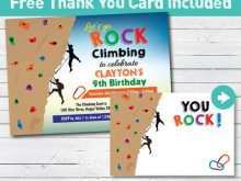 13 Printable Rock Climbing Party Invitation Template Free With Stunning Design by Rock Climbing Party Invitation Template Free