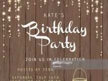 13 Printable Rustic Birthday Invitation Template For Free by Rustic Birthday Invitation Template