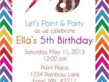 13 Report Paint Party Invitation Template Free Formating by Paint Party Invitation Template Free
