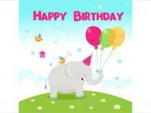 13 Standard Birthday Invitation Elephant Template for Ms Word for Birthday Invitation Elephant Template