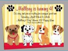 13 Standard Dog Party Invitation Template in Word for Dog Party Invitation Template