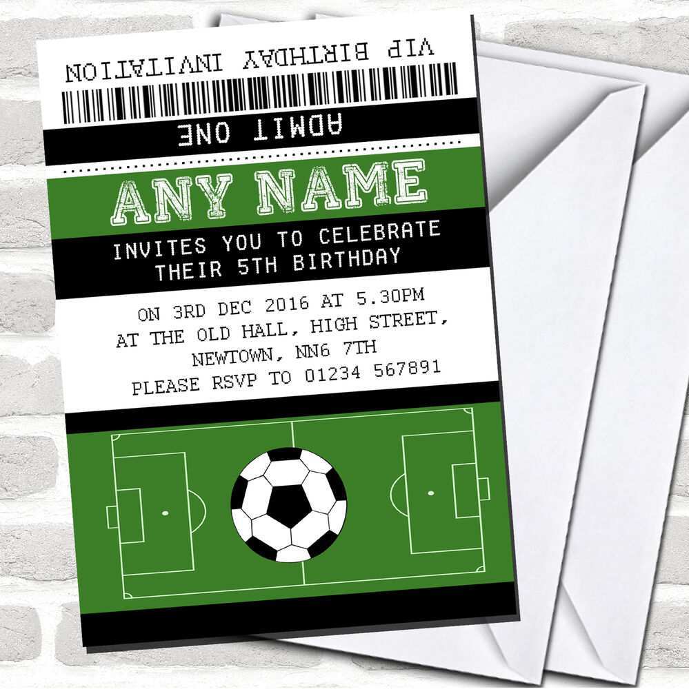 13 Standard Football Party Invitation Template Uk For Free For Football Party Invitation Template Uk Cards Design Templates