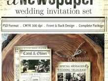 13 Standard Newspaper Wedding Invitation Template Formating by Newspaper Wedding Invitation Template
